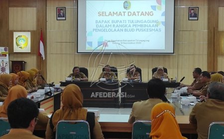 Bupati Maryoto Apresiasi 32 Puskesmas di Tulungagung Raih Prestasi Gemilang Opini WTP