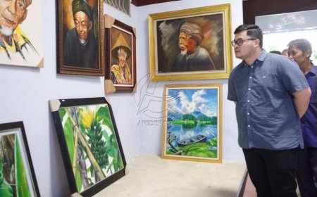 Sanggar Kampung Lukis Desa Dawung, Cetak Para Pelukis Handal Kediri