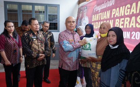 Bantuan Pangan Cadangan Beras Pemerintah Tahap II Tahun 2023 Disalurkan oleh Pemkab Asahan