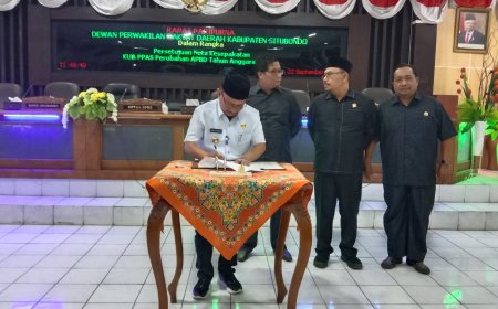DPRD Situbondo, Gelar Paripurna Pembahasan KUA PPAS dan PAPBD