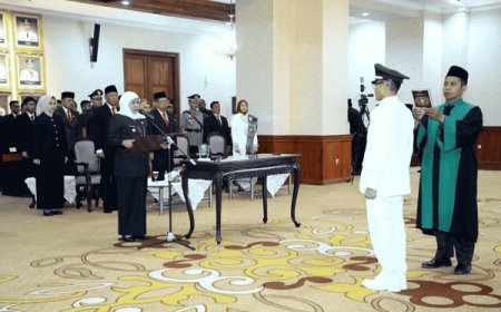 Gubernur Khofifah Lantik Heru Suseno Sebagai Pj Bupati Tulungagung
