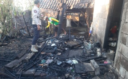 Lupa Matikan Kompor, Dapur di Curah Jeru, Situbondo Terbakar