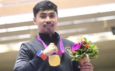 Muhammad Sejahtera Dwi Putra Meraih Emas Pertama: Prestasi Gemilang di Asian Games 2023