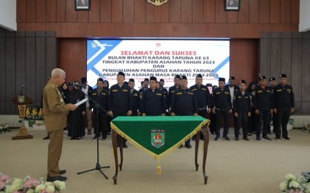 Bupati Asahan Kukuhkan Pengurus Karang Taruna