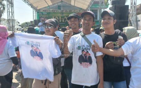 Kenalkan Pasangan Anies-Imin, PKB Kediri Datangkan Ribuan Warga