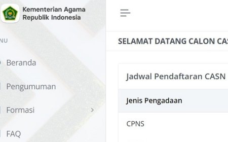 Kementerian Agama Buka Seleksi CASN 2023: Web Khusus Untuk Memudahkan Pendaftaran
