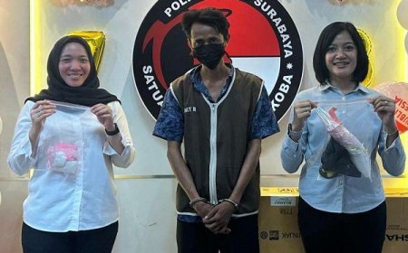 Pengedar SS Surabaya Ditangkap di Jalan Tembok Lor