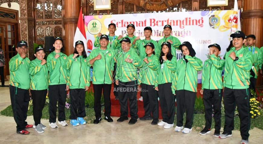 Bupati Maryoto Janjikan Bonus, Atlet asal Tulungagung yang Berprestasi di Kejuaraan Porprov Jatim 2023
