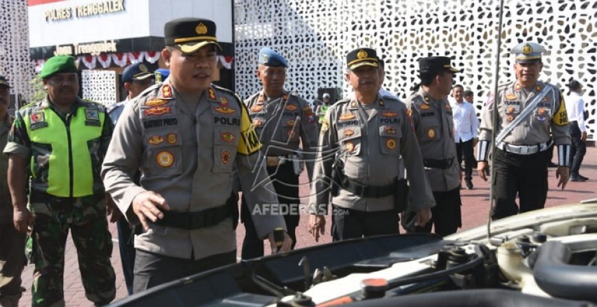 Polres Trenggalek Resmi Gelar Operasi Zebra Semeru 2023