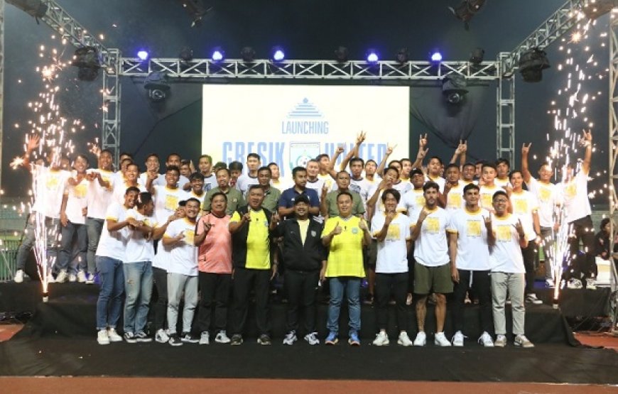 Gresik United launching Tim dan Jersey Baru, Target Masuk Liga 1 Musim Depan