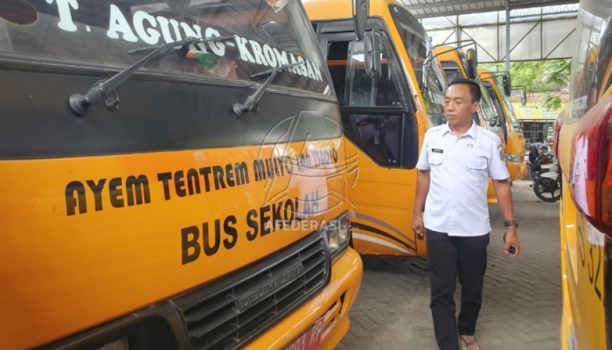 Pelayanan Bus Sekolah Kembali Normal, Dishub Tulungagung : Sementara Gunakan Dana Perawatan Kendaraan Lainnya