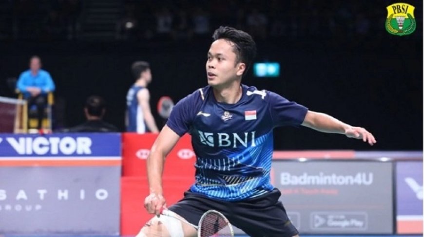 Anthony Ginting Berhasil Melaju ke Babak 16 Besar Hong Kong Open 2023