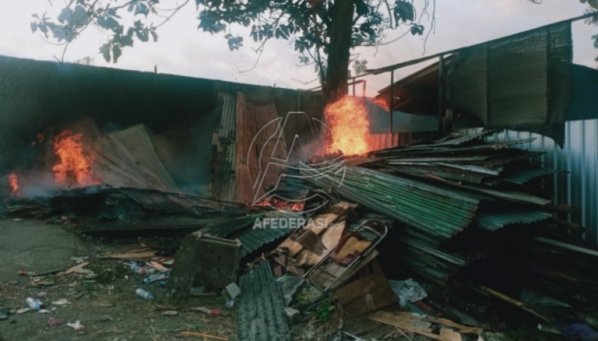 Kantin UIN SATU Tulungagung Kembali Terbakar, Diduga Ini Penyebabnya