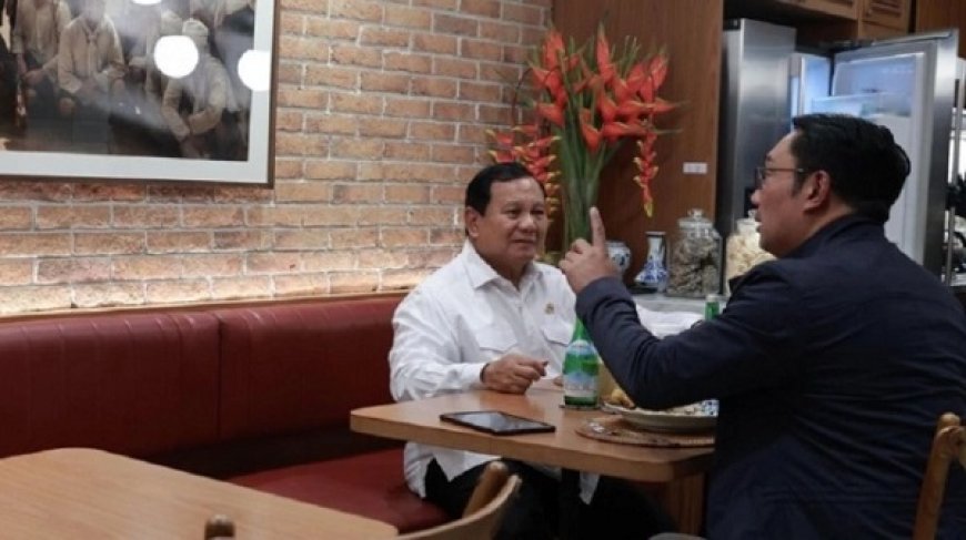 Namanya Baik dan Harum, Ridwan Kamil Dipertimbangkan Prabowo jadi Cawapres