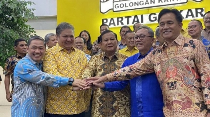 Airlangga Golkar Spill Ada Satu Parpol Lagi Akan Gabung Dukung Prabowo Capres, Ini Ciri-Cirinya