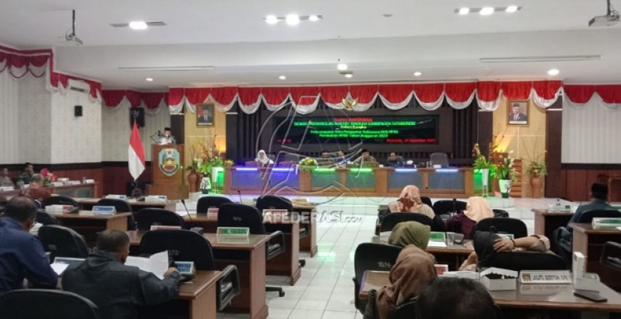 Bupati Karna Sampaikan Rancangan KUA dan PPAS Perubahan APBD Kabupaten Situbondo TA 2023