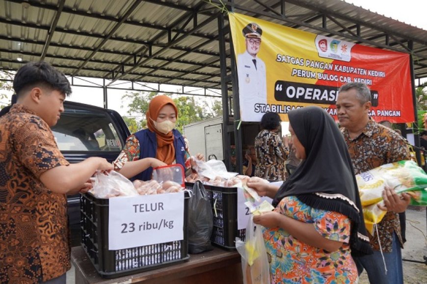 8 Ton Beras Operasi Pasar Ludes Diserbu Masyarakat Badas