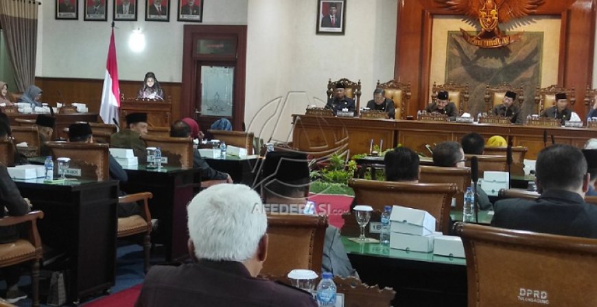 Bapemperda DPRD Tulungagung Sampaikan Perubahan Kedua Propemperda Tahun 2023