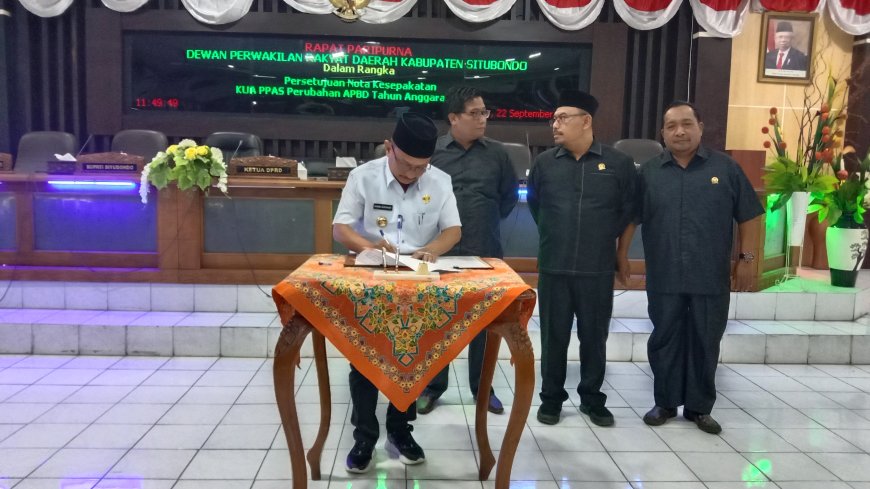 DPRD Situbondo, Gelar Paripurna Pembahasan KUA PPAS dan PAPBD