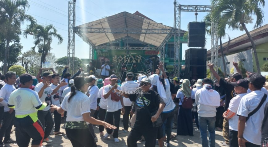 Kenalkan Pasangan Anies-Imin, PKB Kediri Datangkan Ribuan Warga