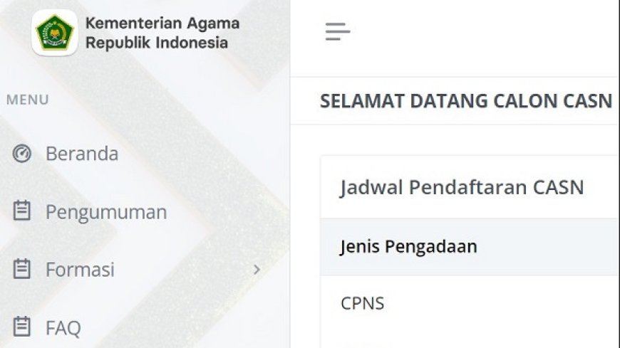 Kementerian Agama Buka Seleksi CASN 2023: Web Khusus Untuk Memudahkan Pendaftaran