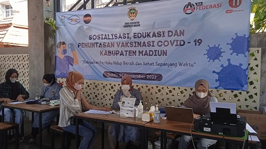 Dinkes Madiun Apresiasi Kerja Sama Filantropi-KomPPas Percepat Vaksinasi Booster