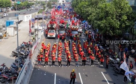 Penyesuaian Arus Lalu Lintas di Jakarta Pusat untuk Antisipasi Demo Buruh