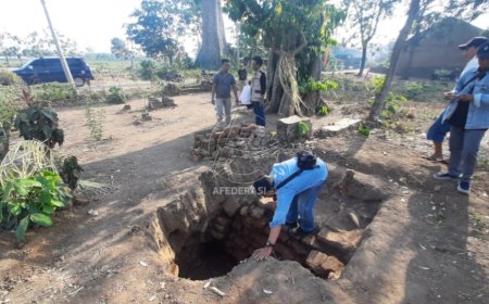 Dugaan Penggalian Tanpa Ijin Akibatkan Situs Mbah Umpak Kepung Rusak
