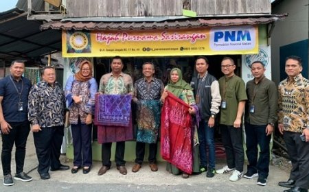 Wakil Menteri Keuangan Apresiasi Nasabah PNM yang Sukses dalam Usaha Sasirangan