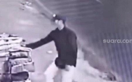 Pencurian Sepeda Motor Kurir Jasa Ekspedisi Viral di Jakarta Barat