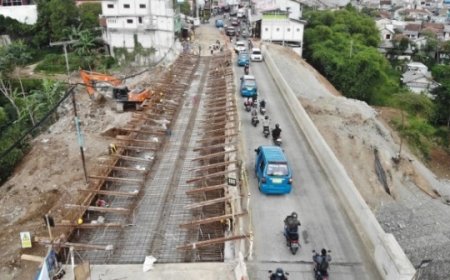 Pembangunan Jembatan Cikereteg Dilanjutkan untuk Perbaikan Konektivitas di Kabupaten Bogor