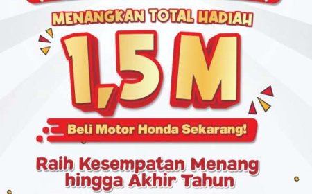MPM Honda Jatim Kembali Hadirkan Program Undian Total 1,5 Miliar Rupiah