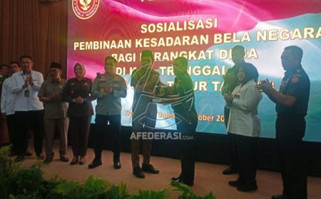 Kemenhan dan Pemkab Trenggalek Gelar Sosialisasi Bela Negara, Masyarakat Didorong Kuatkan Cinta Tanah Air