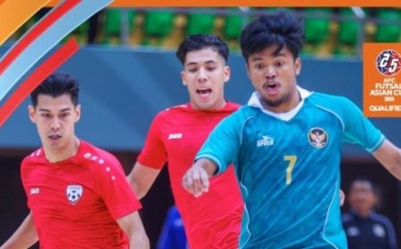Timnas Indonesia Tahan Imbang Afghanistan 7-7,  Kualifikasi Piala Asia Futsal 2024