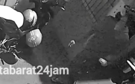 Aksi Maling Sepeda Motor Viral di Tomang, Komplotan Terlihat Tenang Beraksi dalam Waktu Singkat