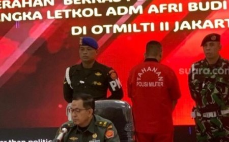 Oditur Militer Terima Berkas Kasus Korupsi Letkol Adm Afri Budi Cahyanto (Letkol ABC)
