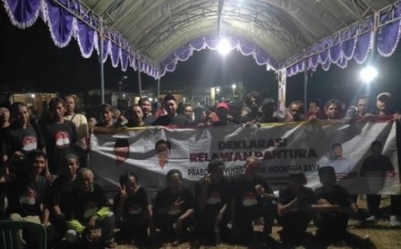 Relawan Pantura Mendeklarasikan Dukungan Kepada Prabowo Subianto dan Yusril Ihza Mahendra di Pilpres 2024