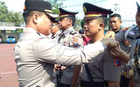Serah Terima Jabatan Polres Trenggalek Meningkatkan Kinerja dan Kesegaran