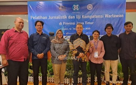 Tingkatkan Profesionalisme, Puluhan Wartawan Ikuti UKJ di Kediri