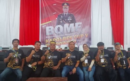 Kembangkan Kreativitas Siswa, Pemkab Bondowoso Berpartisipasi di Marching Festival Kapolres Cup 2023