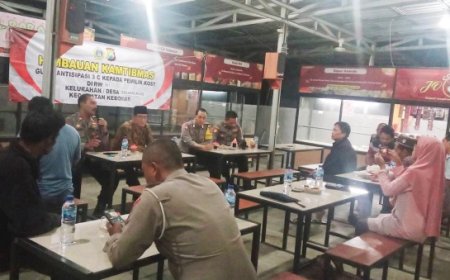 Desa Sekarkurung Ngopi Bareng Tingkatkan Kamtibmas di Tahun Politik