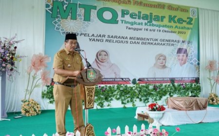 Wakil Bupati Asahan: MTQ Pelajar Tidak Hanya Kompetisi, Tapi Juga Inspirasi