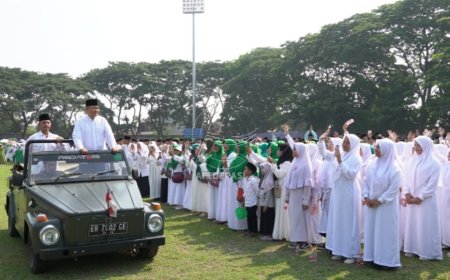 Ribuan Santri dan Guru Madrasah Memperingati Hari Santri Nasional 2023 di Kabupaten Kediri