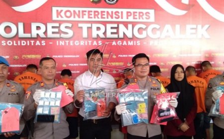 Polres Trenggalek Berhasil Menggagalkan Sindikat Narkoba dan Okerbaya