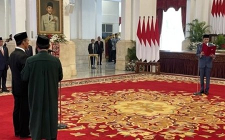 Andi Amran Sulaiman Dilantik sebagai Menteri Pertanian oleh Presiden Jokowi