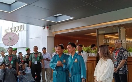 Capres dan Cawapres Koalisi Indonesia Maju Jalani Pemeriksaan Kesehatan 10 Jam di RSPAD Gatot Soebroto