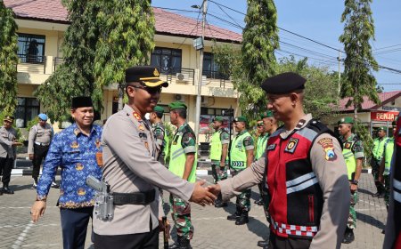 Pengamanan Tahapan Pendaftaran Pemilu, Polres Situbondo Siagakan 56 Personil