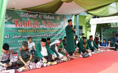 Wabup Asahan Hadiri Tabliqh Akbar Al-Jami'yatul Wasliyah