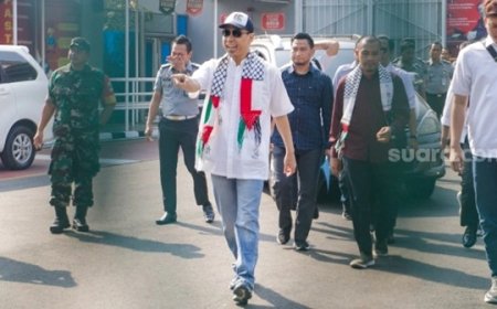 Munarman Resmi Bebas dan Menyuarakan Dukungan untuk Palestina