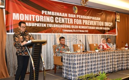 Pj Bupati Tulungagung Memproyeksikan Peningkatan Capaian MCP Tahun 2023